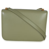 Saint Laurent Light Green Smooth Calfskin Le Carre Satchel Handbag bv