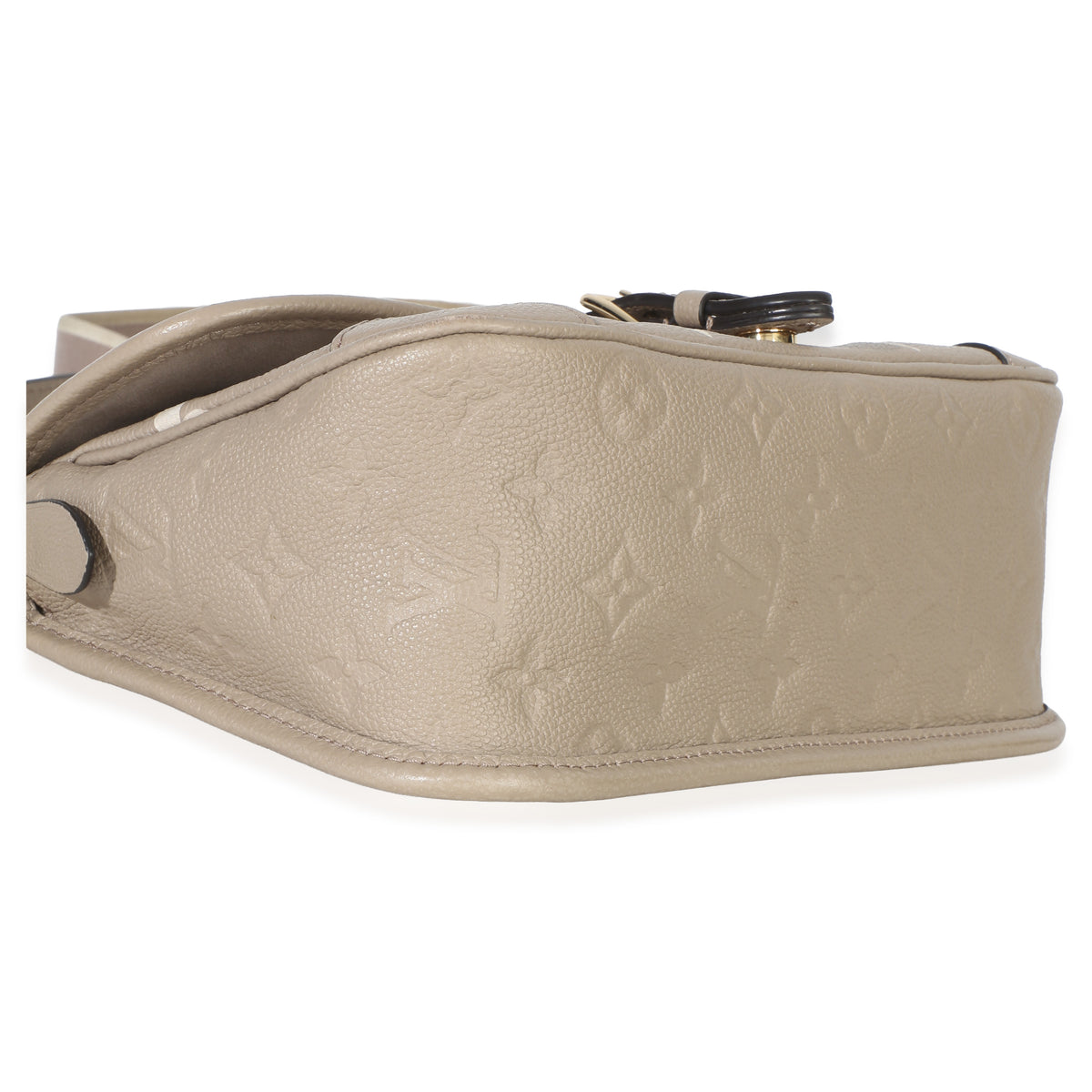 Louis Vuitton Tourterelle Creme Giant Monogram Empreinte Diane Handbag clasp