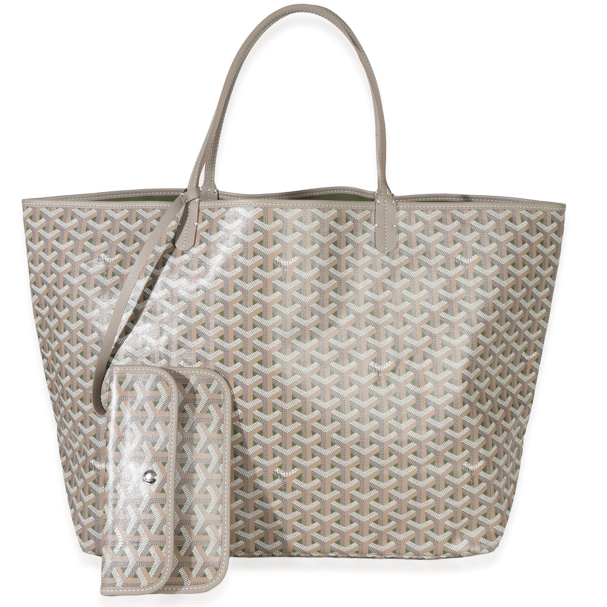 Goyard Grege Khaki ine Canvas Claire Voie Saint Louis GM Handbag id