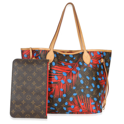 Louis Vuitton Monogram Canvas Jungle Dots Neverfull MM Handbag id