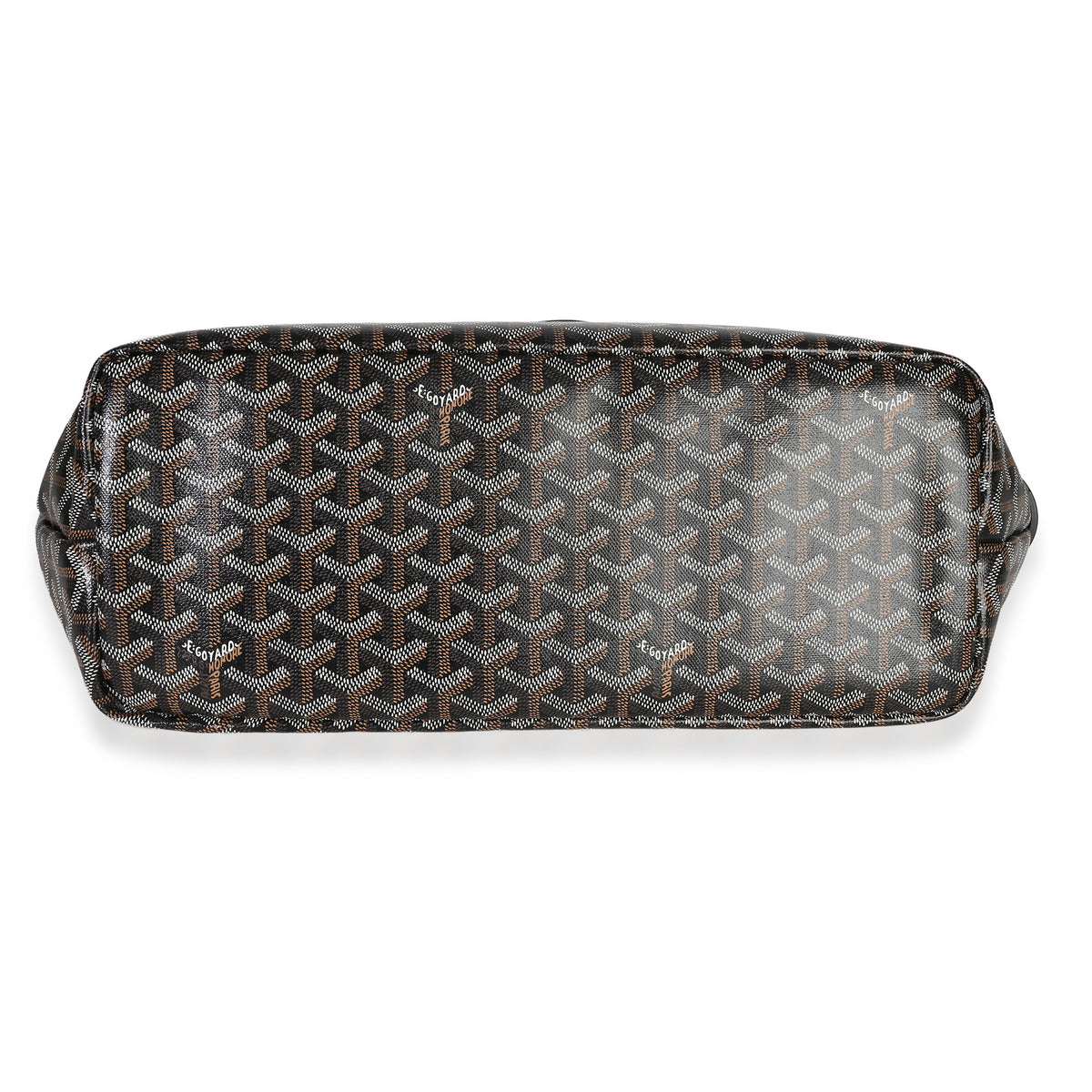 Goyard Black ine Canvas Chien Gris Pet Carrier Tote Handbag stamp