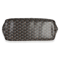 Goyard Black ine Canvas Chien Gris Pet Carrier Tote Handbag stamp
