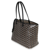 Goyard Black ine Canvas Chien Gris Pet Carrier Tote Handbag sv