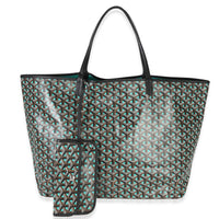 Goyard Turquoise Black Opaline ine Canvas Claire Voie Saint Louis GM Handbag id