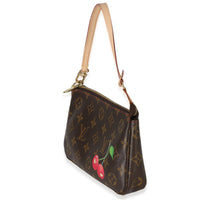Louis Vuitton Monogram Canvas Cerises Pochette Accessories Handbag sv