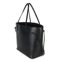 Louis Vuitton Black Epi Neverfull MM Handbag sv