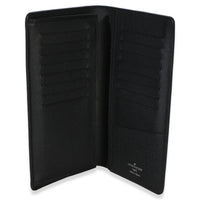 Louis Vuitton Black Epi Leather Brazza Wallet Wallet clasp