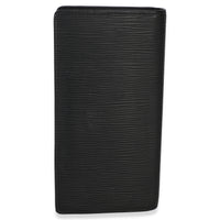 Louis Vuitton Black Epi Leather Brazza Wallet Wallet pv