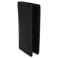 Louis Vuitton Black Epi Leather Brazza Wallet Wallet sv