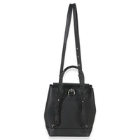 Louis Vuitton Black Calfskin Lockme Mini Backpack Handbag bv