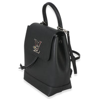Louis Vuitton Black Calfskin Lockme Mini Backpack Handbag sv