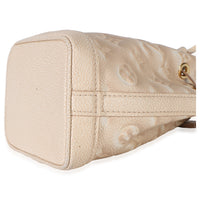 Louis Vuitton Beige Clair Monogram Empreinte Stardust Nano Noe Handbag av