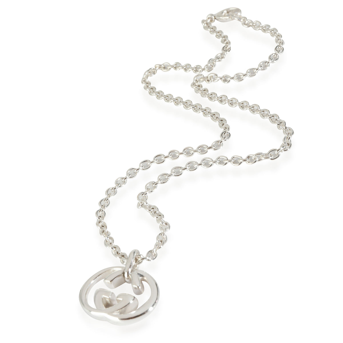 Gucci Sterling Silver  GG Pendant lv