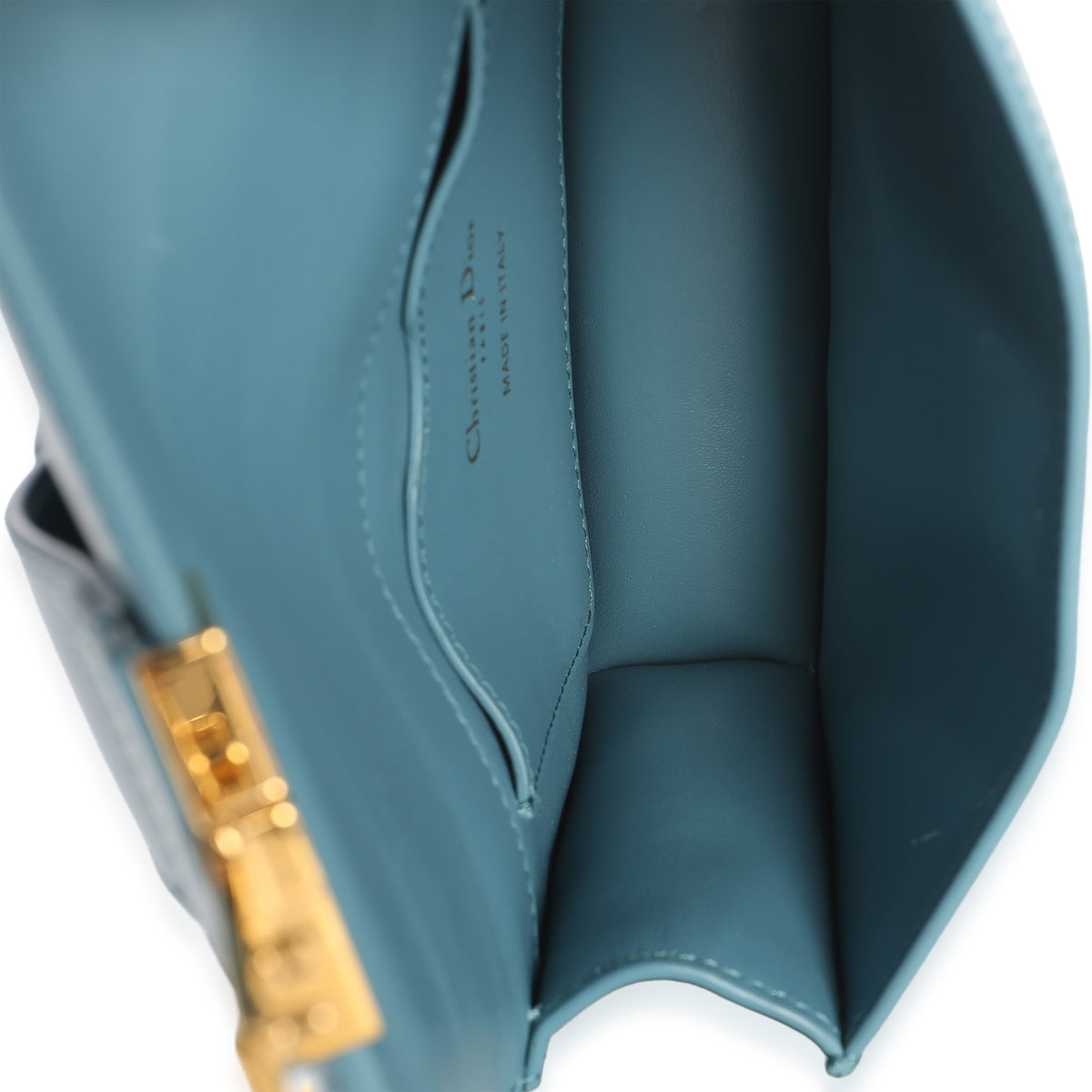 Christian Dior Blue Calfskin 30 Montaigne Micro Bag Handbag ad1