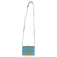 Christian Dior Blue Calfskin 30 Montaigne Micro Bag Handbag av