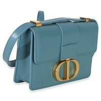 Christian Dior Blue Calfskin 30 Montaigne Micro Bag Handbag pv