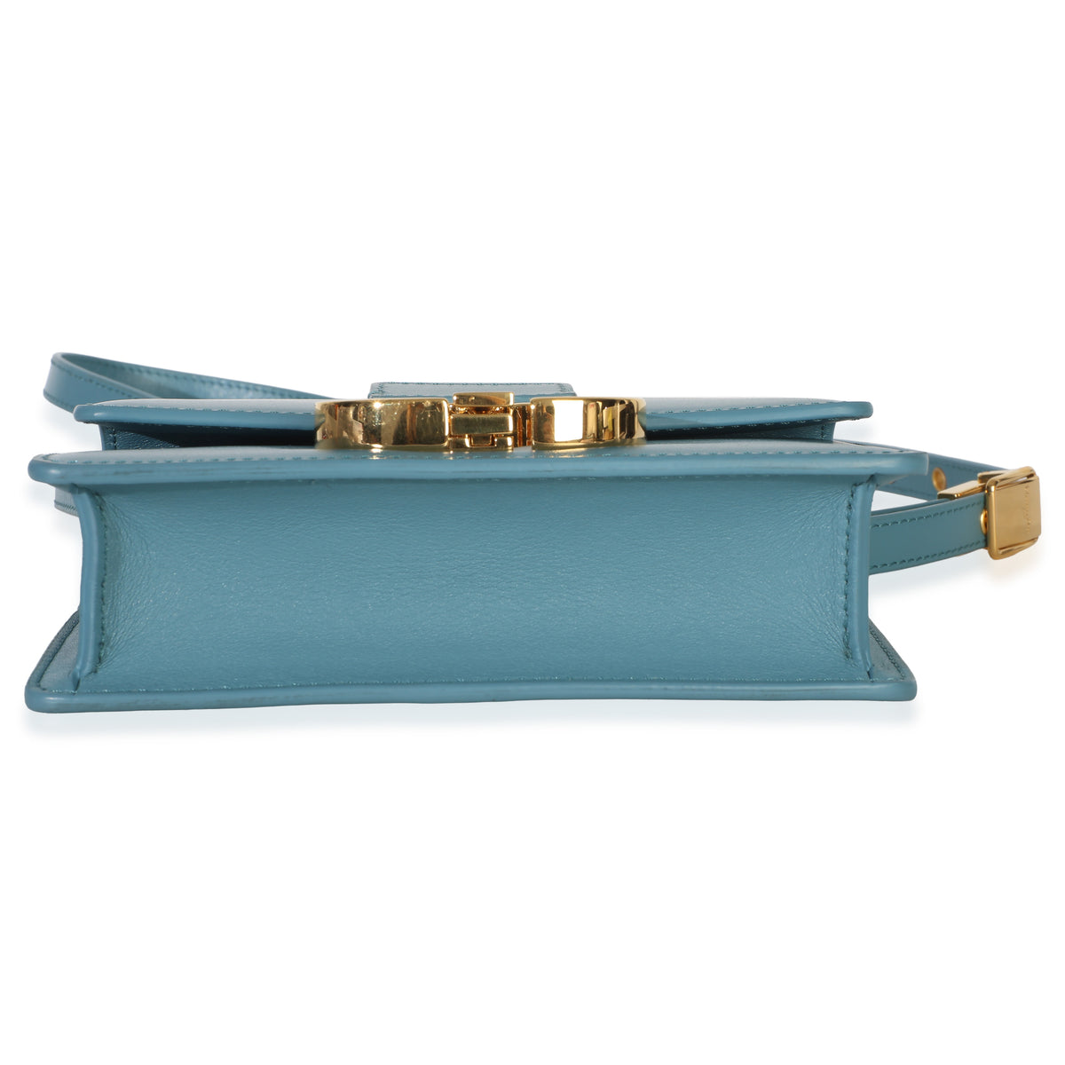 Christian Dior Blue Calfskin 30 Montaigne Micro Bag Handbag stamp
