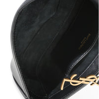 Saint Laurent Black Smooth Calfskin Mini Le 5 A 7 Hobo Handbag av
