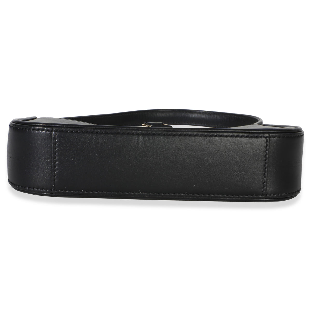 Saint Laurent Black Smooth Calfskin Mini Le 5 A 7 Hobo Handbag stamp