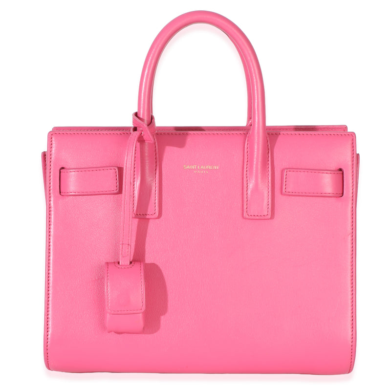 Saint Laurent Pink Smooth Calfskin Baby Sac De Jour Handbag id