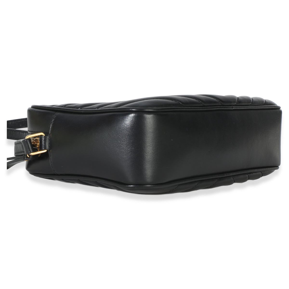 Saint Laurent Black Matelasse Calfskin Lou Camera Bag Handbag clasp