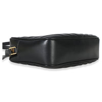 Saint Laurent Black Matelasse Calfskin Lou Camera Bag Handbag clasp