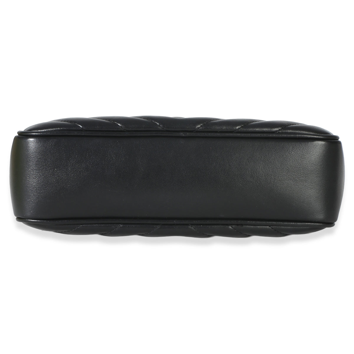 Saint Laurent Black Matelasse Calfskin Lou Camera Bag Handbag stamp