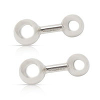 Tiffany & Co. Sterling Silver  Ball Cufflinks sv