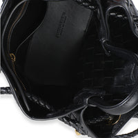 Bottega Veneta Black Nappa Intrecciato Small Andiamo Bag Handbag av