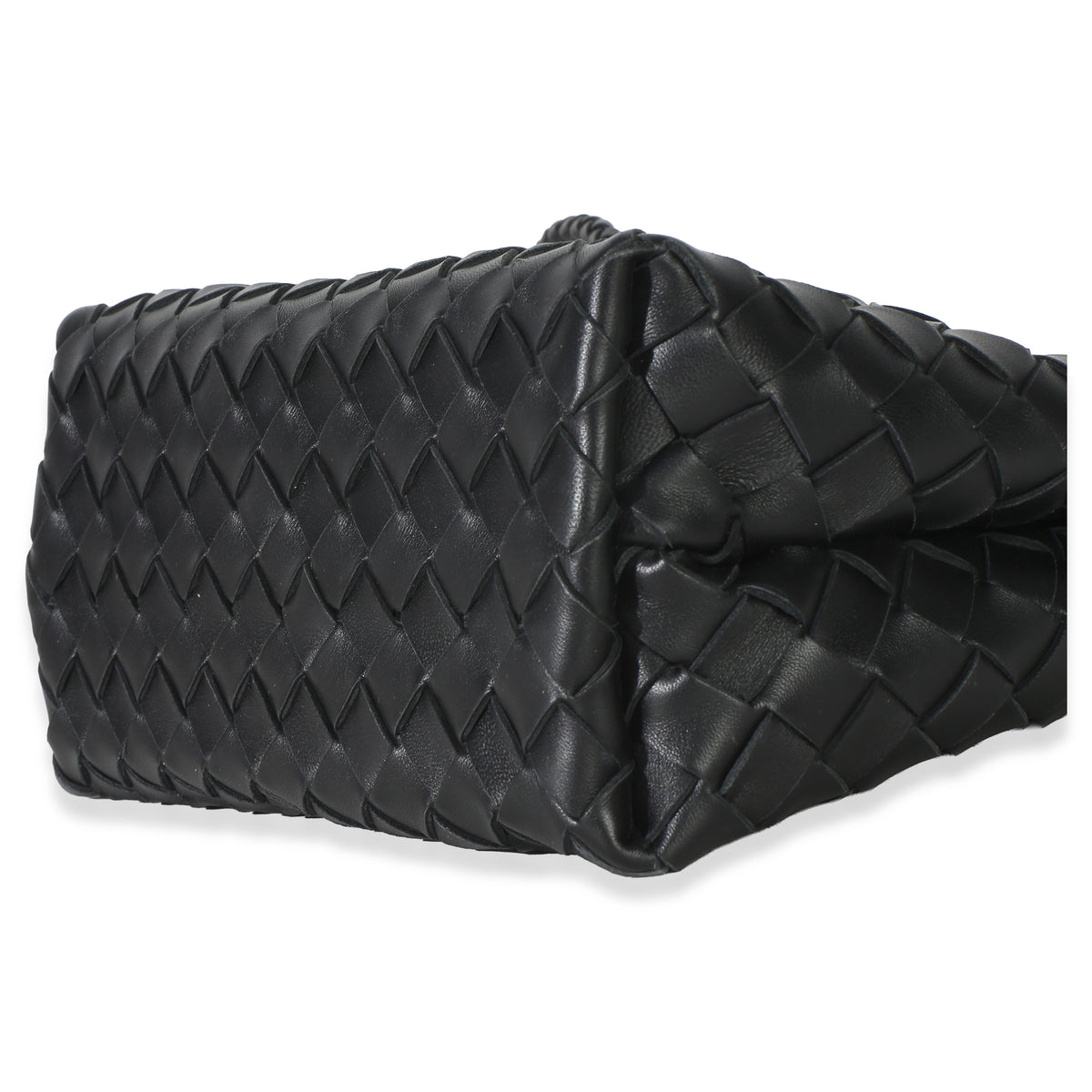 Bottega Veneta Black Nappa Intrecciato Small Andiamo Bag Handbag box