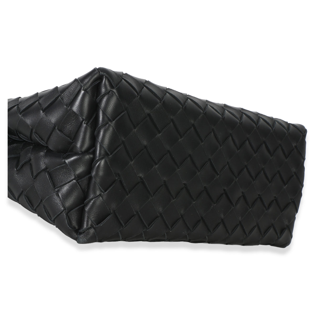 Bottega Veneta Black Nappa Intrecciato Small Andiamo Bag Handbag clasp