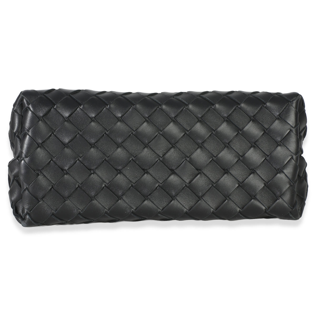 Bottega Veneta Black Nappa Intrecciato Small Andiamo Bag Handbag stamp