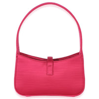 Saint Laurent Pink Satin Mini Le 5 A 7 Hobo Handbag bv