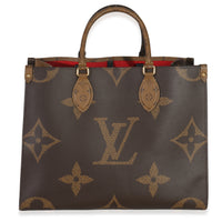 Louis Vuitton Reverse Monogram Giant Canvas Onthego MM Handbag bv