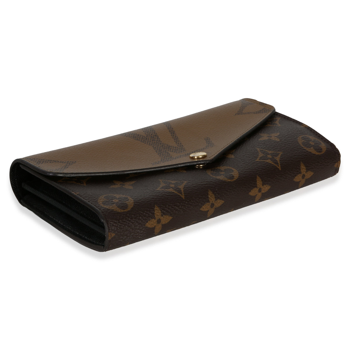 Louis Vuitton Reverse Monogram Giant Canvas Sarah Wallet Wallet clasp