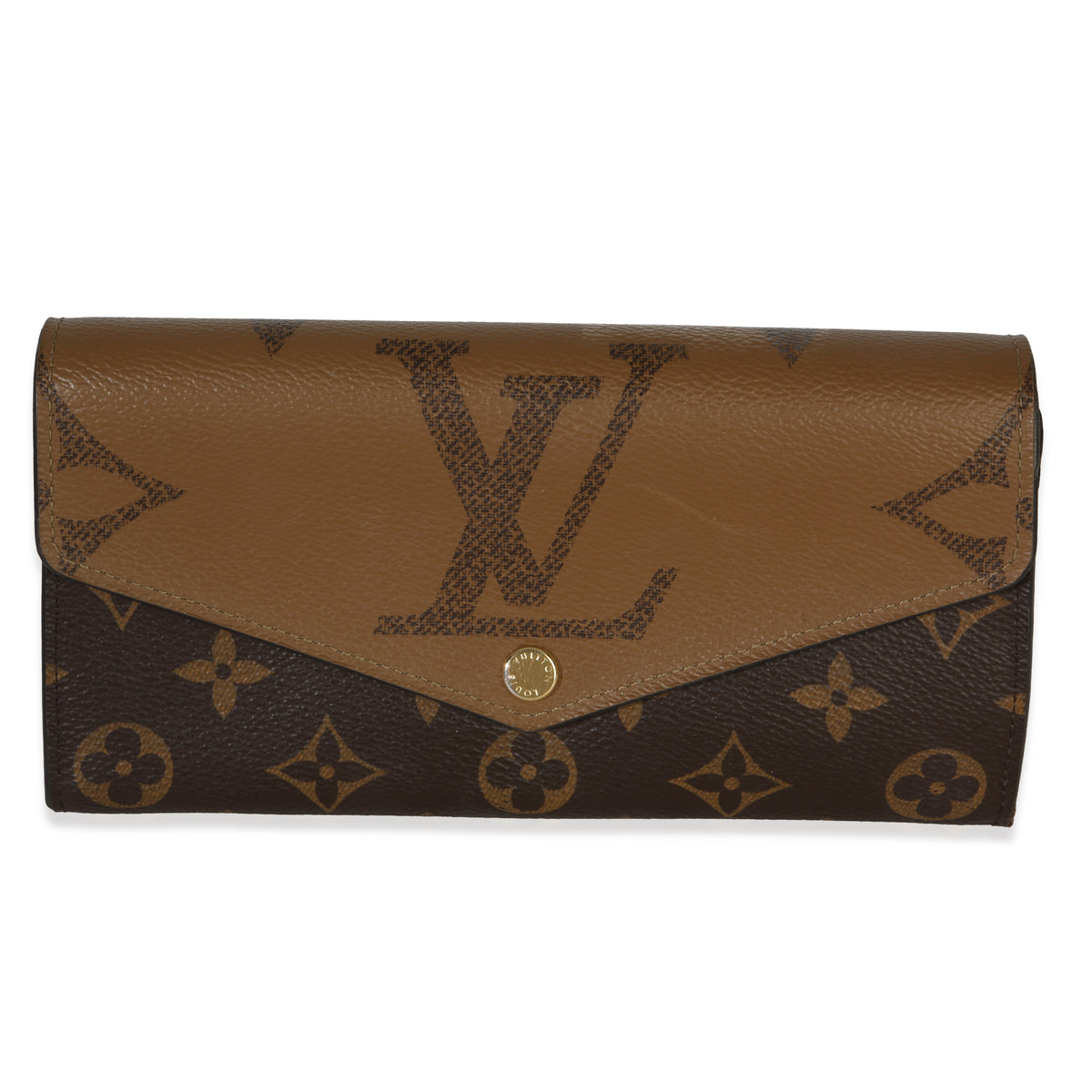 Louis Vuitton Reverse Monogram Giant Canvas Sarah Wallet Wallet fv