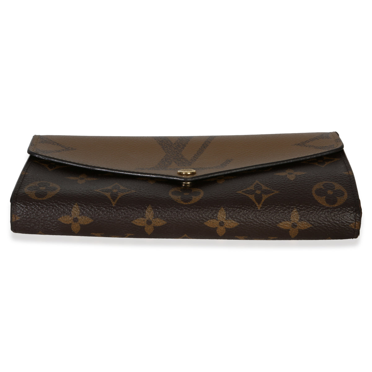 Louis Vuitton Reverse Monogram Giant Canvas Sarah Wallet Wallet stamp