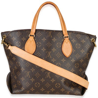 Louis Vuitton Monogram Canvas Flower Zipped Tote MM Handbag bv