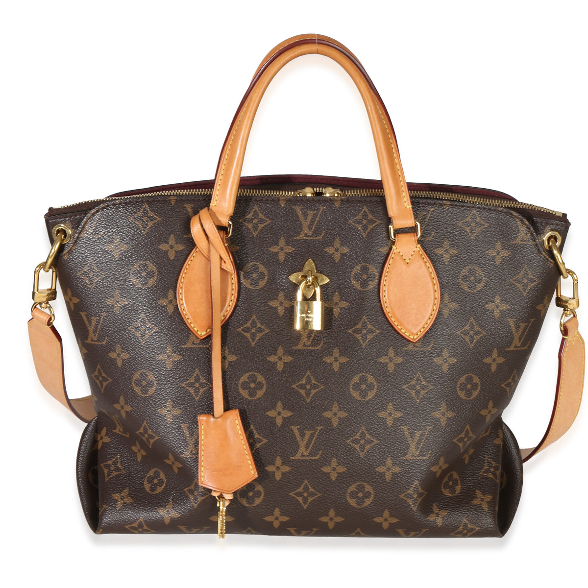 Louis Vuitton Monogram Canvas Flower Zipped Tote MM Handbag fv