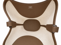 Hermès Toile H Swift Ecru Beige De Weimar In The Loop 18 PHW Handbag