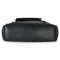 Louis Vuitton Black Monogram Embossed Lambskin Coussin MM Hobo Handbag sv
