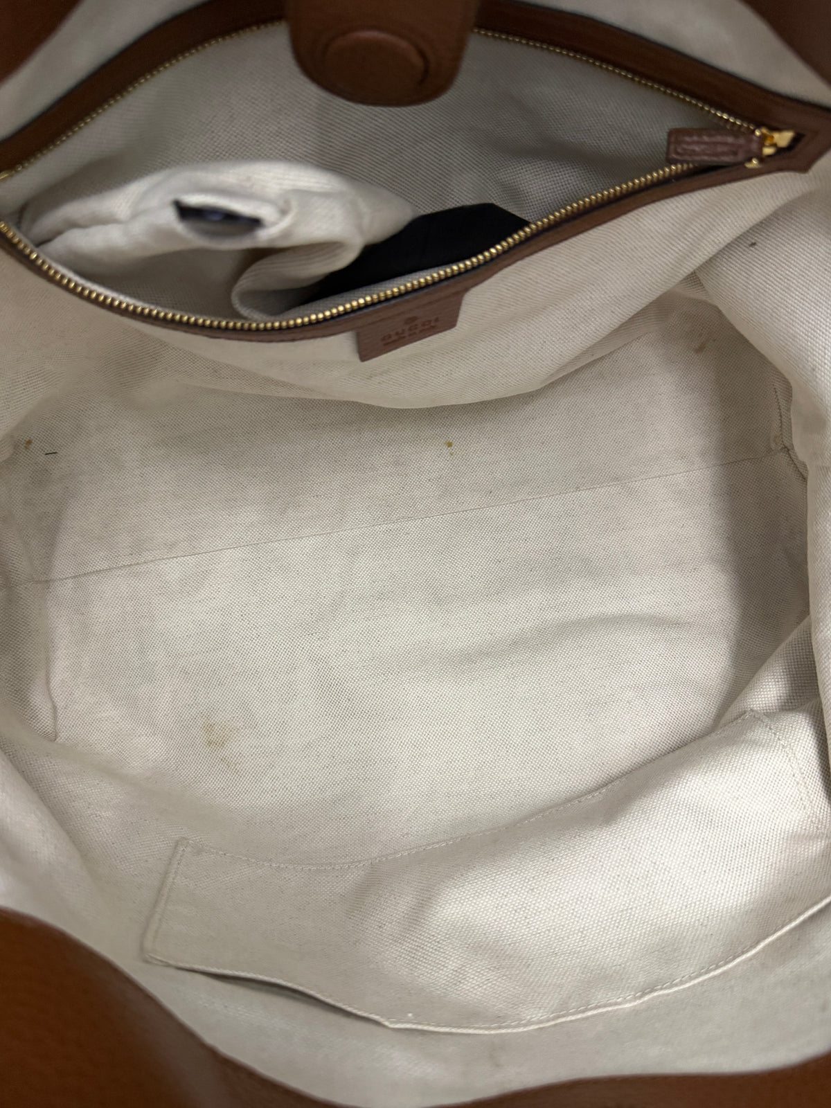 Gucci Blue New Denim GG Monogram Dollar Calfskin Medium Ophidia Shopping Tote Handbag