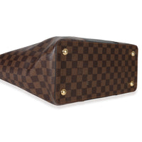 Louis Vuitton Canvas Damier Ebene Taurillon Jersey Tote Handbag clasp