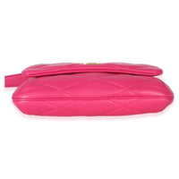 Saint Laurent Pink Diamond Quilted Lambskin Le 5 a 7 Shoulder Flap Bag Handbag box