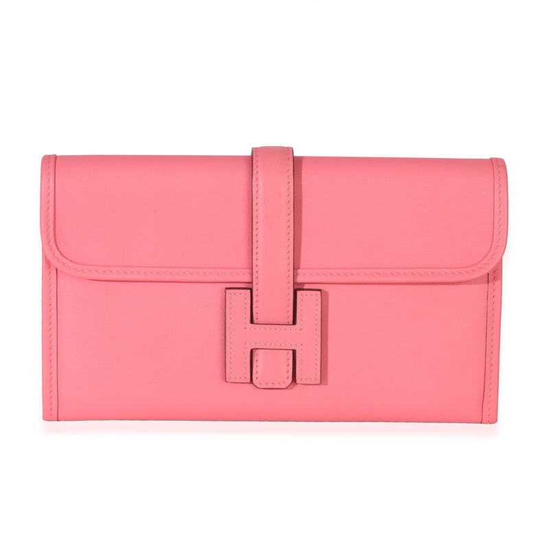 Hermès Rose Azalee Jige Duo Mini Clutch Handbag id