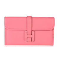 Hermès Rose Azalee Jige Duo Mini Clutch Wallet id