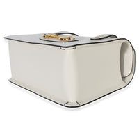 Gucci Mystic White Calfskin Small Horsebit 1955 Foldover Top Handle Bag Handbag box