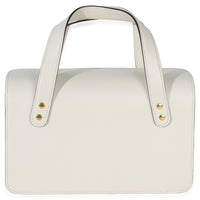 Gucci Mystic White Calfskin Small Horsebit 1955 Foldover Top Handle Bag Handbag bv
