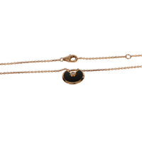 Cartier Rose Gold Diamond Extra Small Model Amulette Necklace sv