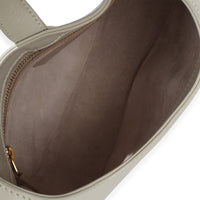 Saint Laurent Cream Smooth Calfskin Le Fermoir Hobo Handbag av